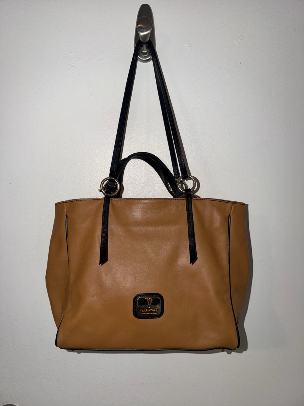 Valentina Leather Top Handle / Shoulder Bag
